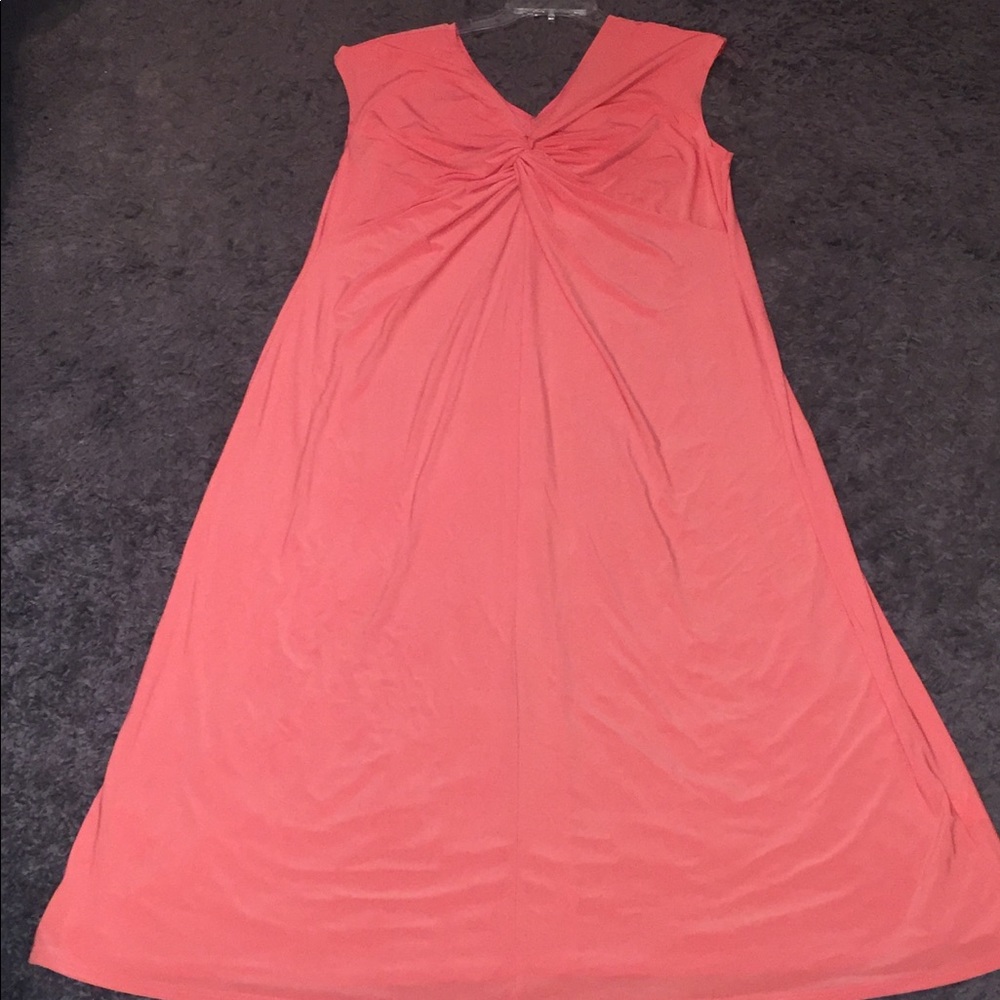 Coral dress